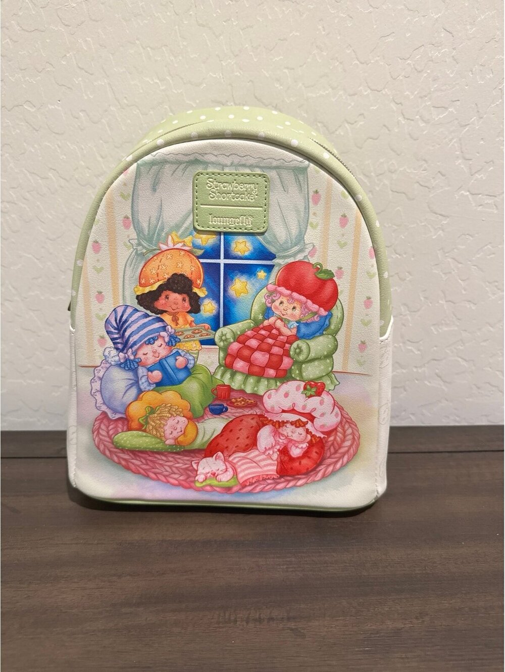 Loungefly Strawberry Shortcake Slumber Party Backpack NWT